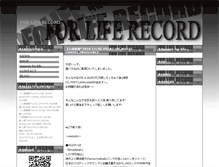 Tablet Screenshot of forlife.radcreation.jp